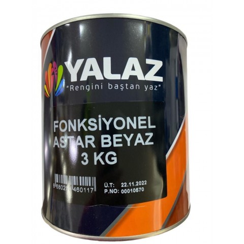 Yalaz Fonksiyonel Astar 3 Kg Beyaz