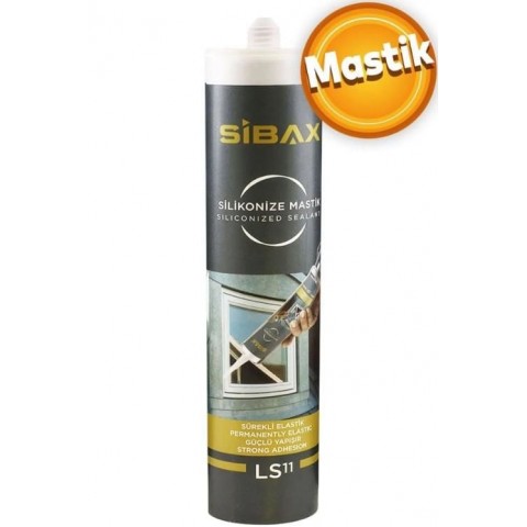 Sibax LS11 Silikonize Mastik 500 gr Beyaz