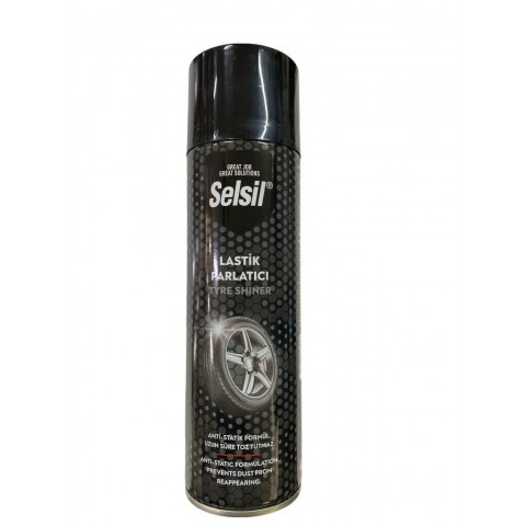 Selsil Lastik Parlatıcı Sprey 500 ml